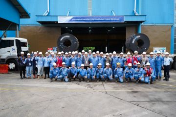Krakatau Posco perkuat daya saing baja RI lewat "HRC warehouse modern"