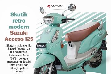 Skutik retro modern Suzuki Access 125