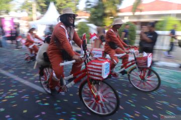 Parade sepeda hias HUT Kota Kediri