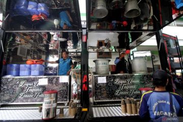 Dapur umum korban mushalla ambruk di Ponpes Al Khoziny