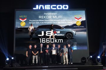 Jaecoo pecahkan rekor mobil hybrid dengan jelajah terjauh di Indonesia