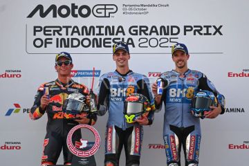 Fermin Aldeguer juara MotoGP Indonesia 2025