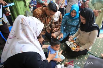 FOTO - Wamendukbangga tinjau dapur MBG dan posyandu
