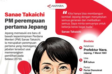 Sanae Takaichi PM perempuan pertama Jepang