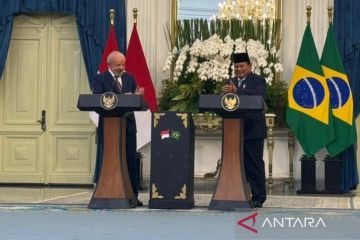 Prabowo: RI-Brazil ingin gencatan senjata segera di Palestina, Ukraina