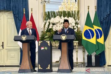 Di hadapan Lula, Prabowo: Bahasa Portugis mulai diajarkan di sekolah