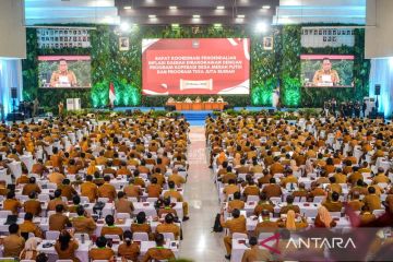 Rakor pengendalian inflasi oleh Kemendagri