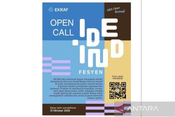 Kemenekraf buka pendaftaran IDE.IND 2025 untuk pegiat fesyen tanah air