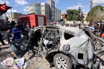 Dua warga sipil tewas akibat serangan udara Israel di Lebanon