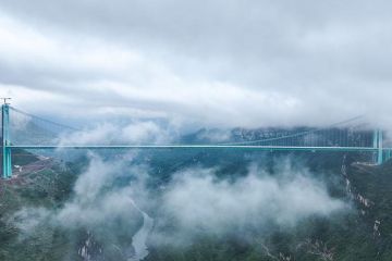 Mengenal Jembatan Hongqi di China yang ambruk dan viral di medsos