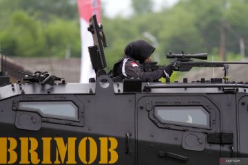 Peringatan HUT Korps Brimob di Sidoarjo