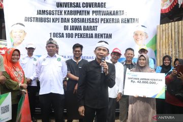 19.800 pekerja informal di Purwakarta dilindungi BPJS