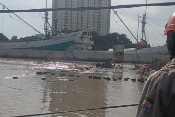 BPBD Jakut bantah banjir di Pelabuhan Sunda Kelapa akibat rob