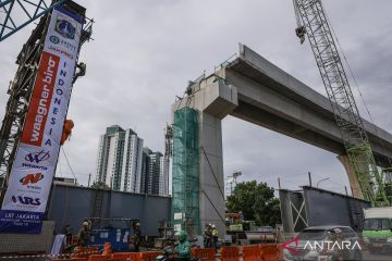 Pramono segera bahas perpanjangan jalur LRT ke Dukuh Atas dan JIS