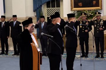 Presiden lantik Kepala-Wakil Kepala BRIN dan Wakil Ketua MA baru
