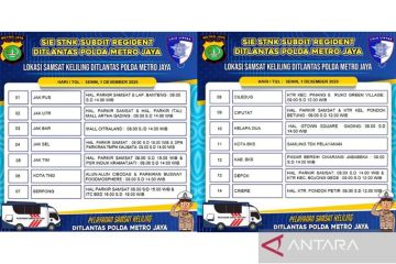 Mau bayar PKB? Cek lokasi Samsat Keliling di Jadetabek