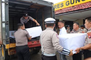 Bencana Sumatera, Polres Gumas kirim bantuan kemanusiaan