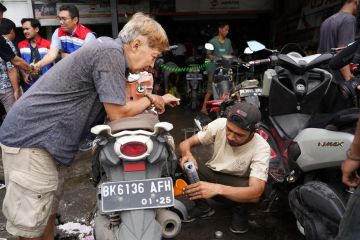 Simak cara selamatkan motor yang habis terendam banjir