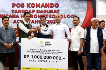 Salurkan bantuan bencana, Kadin-HIPMI siap bantu pulihkan ekonomi Aceh