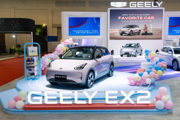 Geely bukukan total 1.200 SPK di GJAW perdana, EX2 jadi primadona