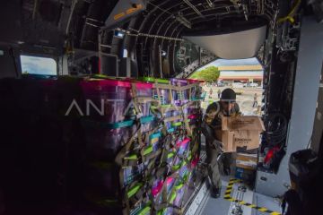 Distribusi bantuan presiden untuk bencana Sumatera Barat