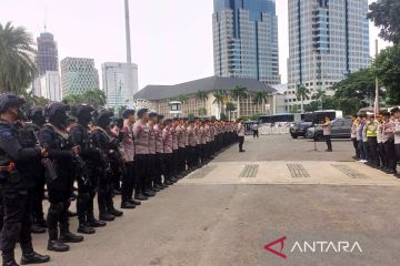Amankan unjuk rasa di Jakpus, 842 personel gabungan disiagakan