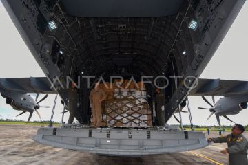 Distribusi bantuan presiden untuk bencana Sumatera Barat