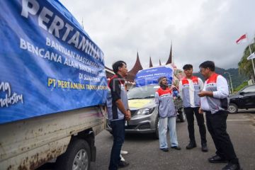 Pertamina international shipping kirim bantuan ke Agam