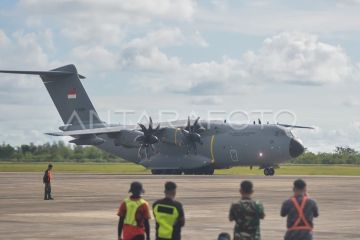 Distribusi bantuan presiden untuk bencana Sumatera Barat