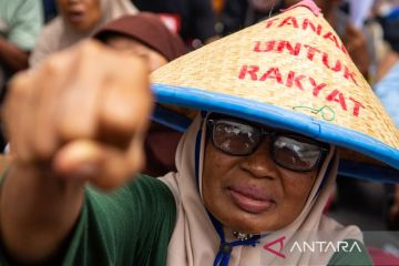 Aksi gerakan reforma agraria di Bandung