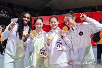 Timnas 3x3 putri ukir sejarah lewat emas perdana SEA Games