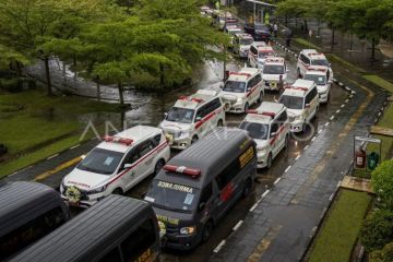 Pemakaman korban bencana alam di Sumbar