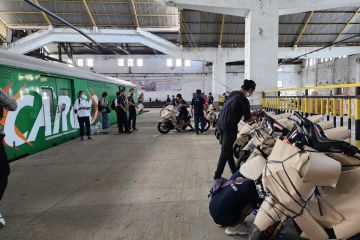 Kemenhub: Angkutan motor gratis dengan KA dipepanjang hingga 5 Januari