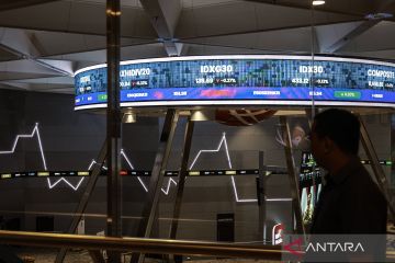 IHSG Senin pagi dibuka menguat 44,73 poin