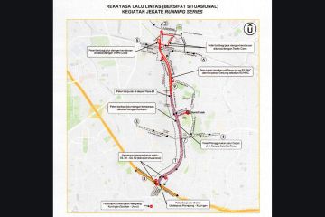 "Jekate Running Series" digelar besok: simak rekayasa lalu lintas di Kuningan