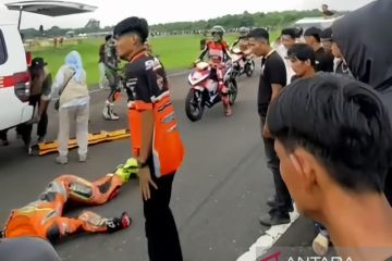 Pembalap tewas akibat kecelakaan dalam final Sumatera Cup Prix