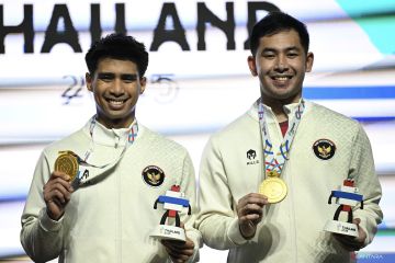 Sabar/Reza sabet emas ganda putra SEA Games 2025