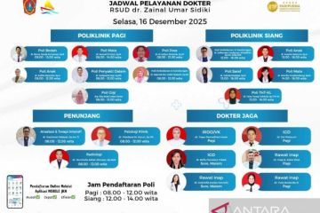 RSUD Zainal Umar Sidiki konsisten buka layanan poliklinik rawat jalan dua sesi