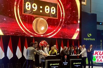 IPO Superbank tembus ARA, naik 24,41 persen ke level Rp790