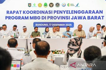 Rapat Koordinasi penyelenggaraan MBG di Jawa Barat