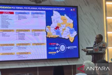 Polres Sumedang menyiagakan 46 pos pada Operasi Lilin Lodaya 2025