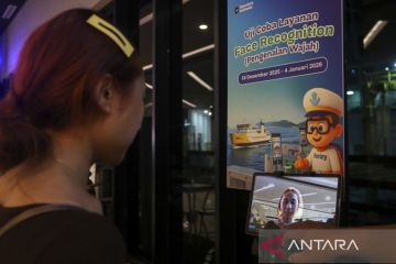 Uji coba teknologi pemindai wajah penumpang di Pelabuhan Merak