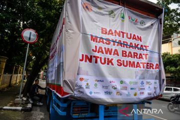 Bantuan masyarakat Jawa Barat untuk korban bencana di Sumatera
