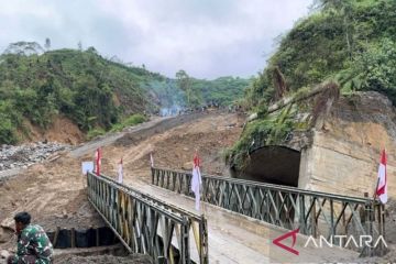 Pemerintah selesaikan pembangunan enam jembatan darurat di Aceh