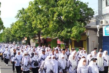 Ribuan guru Ponorogo gelar aksi tolak mutasi kepala sekolah