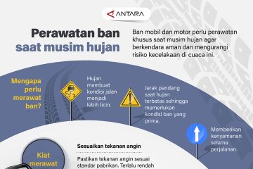 Perawatan ban saat musim hujan