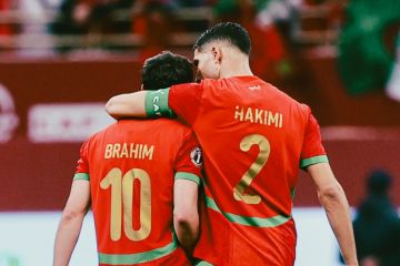 Gol semata wayang Brahim Diaz antar Maroko ke perempat final Piala Afrika