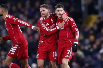 Fulham paksa Liverpool bermain imbang