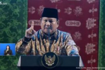 Kemarin, Prabowo hadiri perayaan Natal hingga Gibran terima Raffi