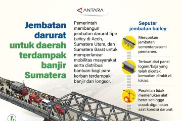 Jembatan darurat untuk daerah terdampak banjir Sumatera